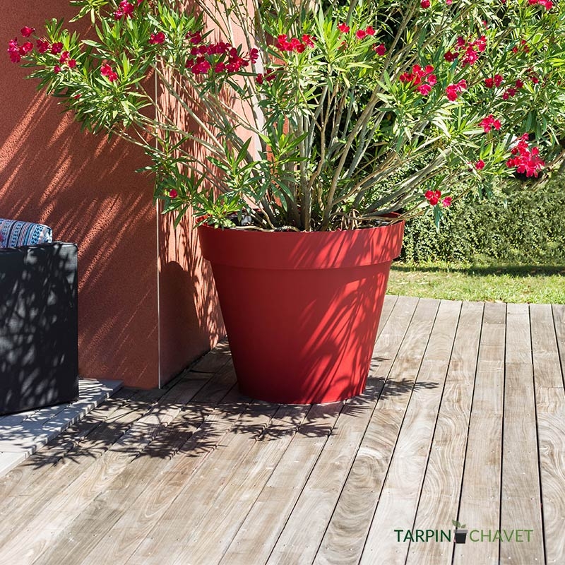 Grand Pot De Fleurs XXL En Plastique Recyclable Tarpin Chavet