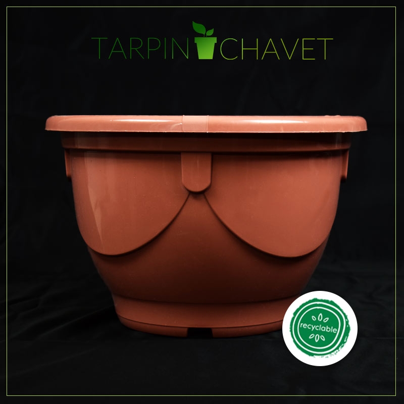 Pot de Fleurs Horticole 2L en plastique recyclable - Tarpin Chavet