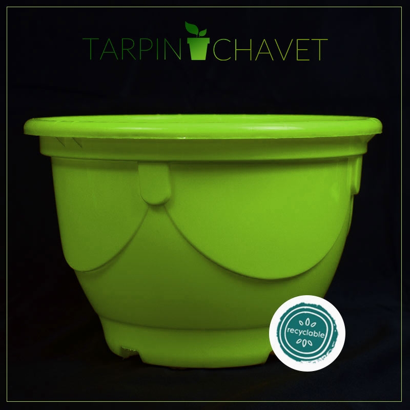 Pots de Fleurs Horticoles 4L en plastique recyclable - Tarpin Chavet